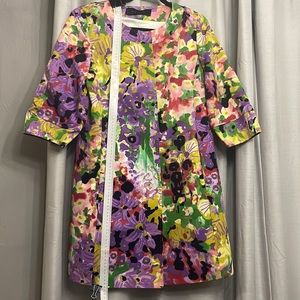 Multicolor spring coat Size M